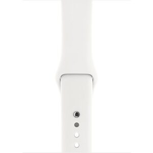 Športový remienok pre Apple Watch 42mm – S/M & M/L, biela